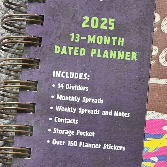 Beetlejuice 2025 Planner NEW Creative - Picture 2 of 2